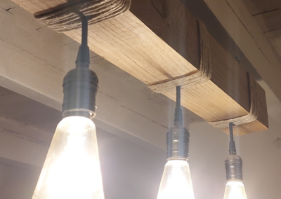 Lustre en chêne